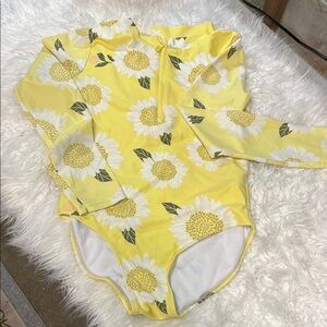 Carter's Yellow Floral Swimsuit
